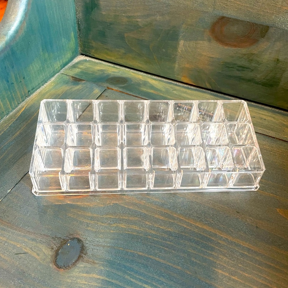 24 Slot Lipstick organizer | Clear Acrylic